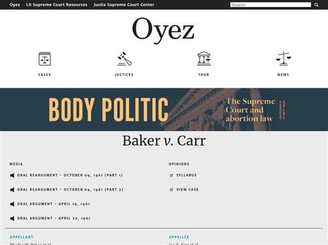 oyez|The Oyez Project .